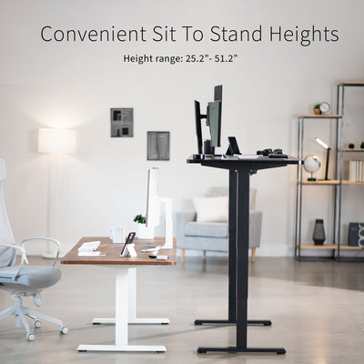 Sizable tabletop surface area to elevate all office equipment and accessories to make your space yours.